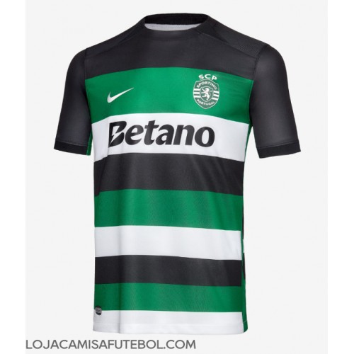 Camisa de Futebol Sporting CP Equipamento Principal 2024-25 Manga Curta